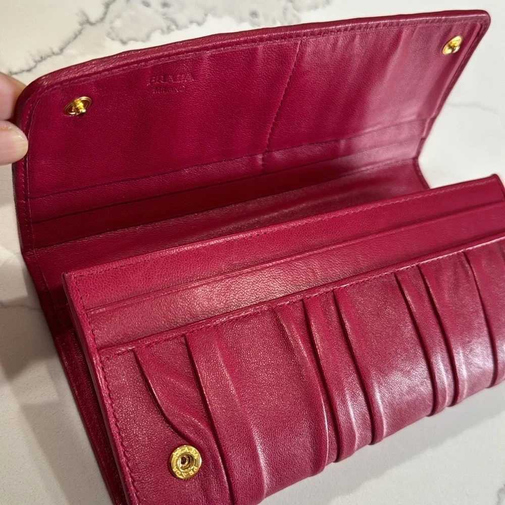 Prada Italy Leather Wallet